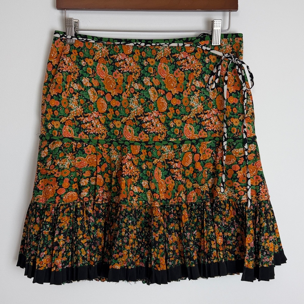 Coach Multicolor Floral paneled Skirt size 2 - Picture 15 of 16